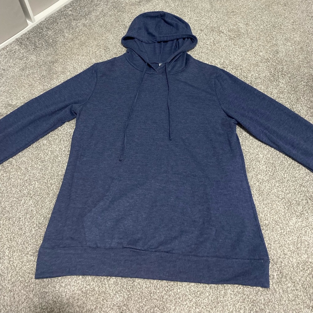 Cute plain blue hoodie